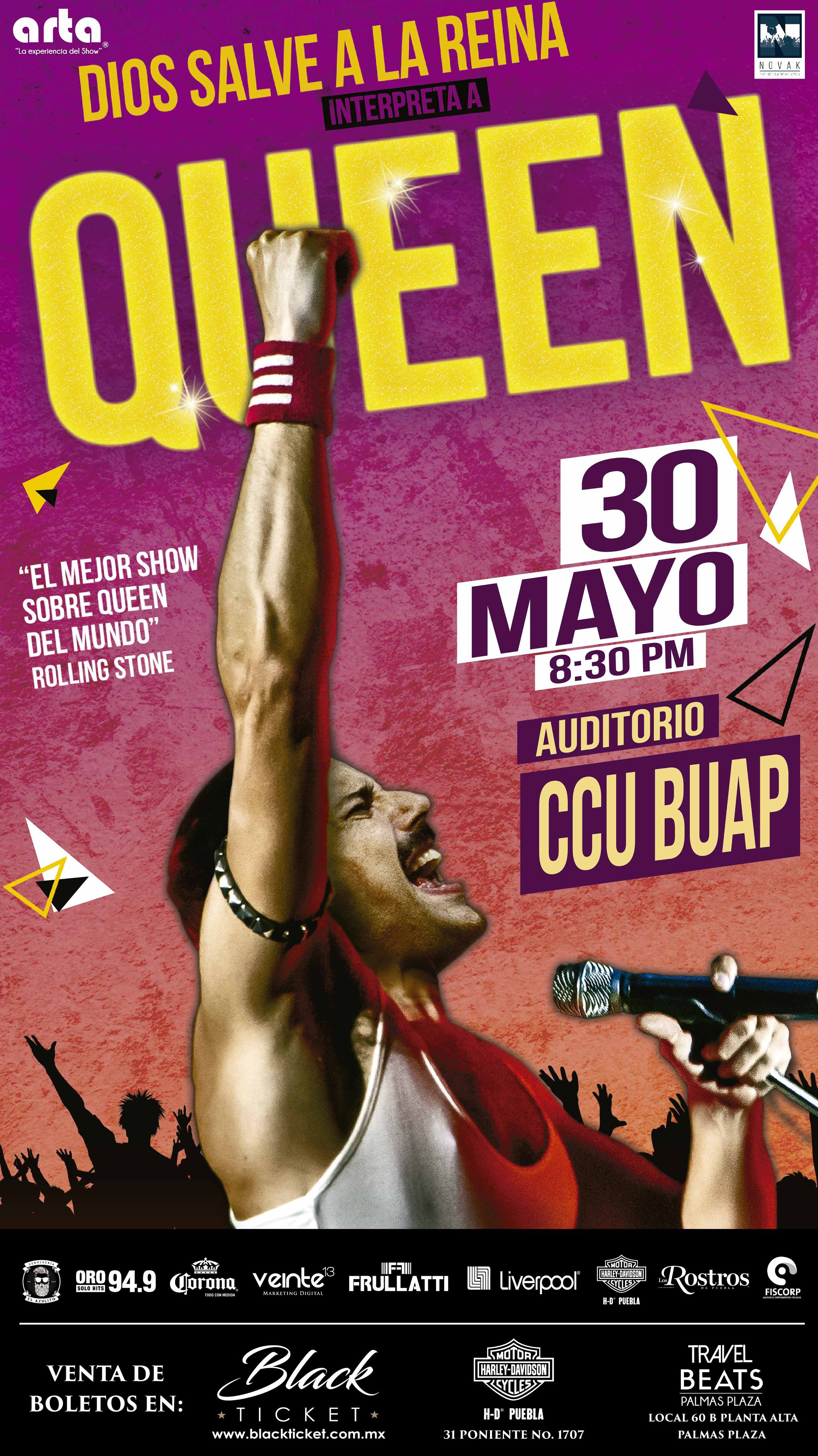 [Espectáculos] 30 Mayo 2030 Horas DIOS SALVE A LA REINA “¿IS THIS TE REAL LIFE?” CONCIERTO